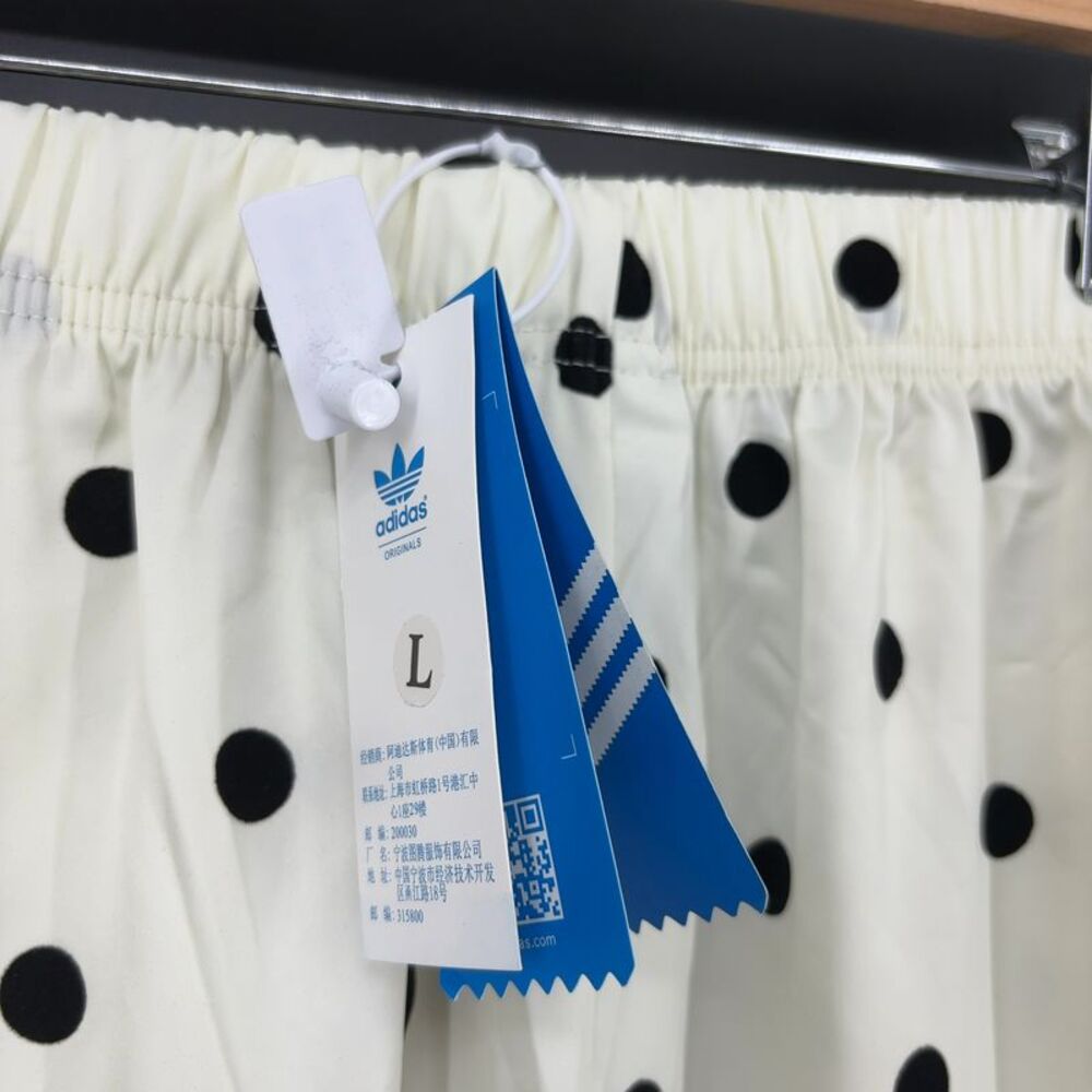adidas Polka Dot Track Pants in Stone - Picture 6 of 6